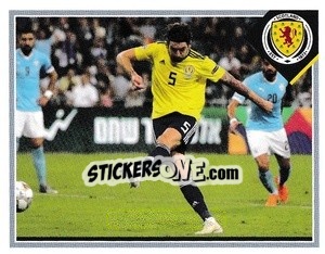 Figurina Charlie Mulgrew v Israel 11 October, 2018 - Scotland Official Campaign 2021 - Panini