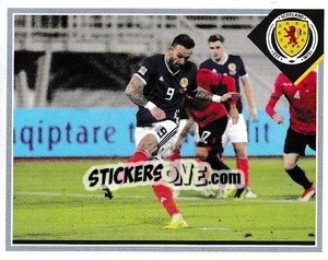 Figurina Steven Fletcher v Albania 17 November, 2018 - Scotland Official Campaign 2021 - Panini