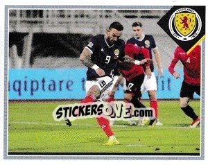 Sticker Steven Fletcher v Albania 17 November, 2018 - Scotland Official Campaign 2021 n. 103 - Panini