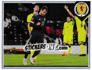 Sticker Ryan Fraser - Scotland Official Campaign 2021 n. 141 - Panini