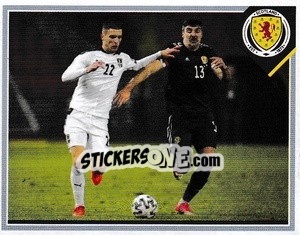 Sticker Callum Patterson - Scotland Official Campaign 2021 n. 153 - Panini