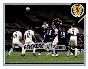 Sticker Declan Gallagher v Israel 8 October, 2020 - Scotland Official Campaign 2021 - Panini