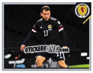 Sticker Ryan Fraser v Israel 8 October, 2020 - Scotland Official Campaign 2021 n. 171 - Panini