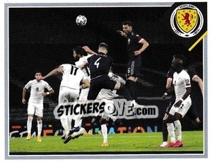 Sticker Liam Cooper v Israel 8 October, 2020 - Scotland Official Campaign 2021 n. 172 - Panini