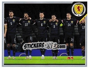 Sticker Penalty takers v Israel 8 October, 2020 - Scotland Official Campaign 2021 - Panini