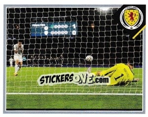 Sticker David Marshall v Israel 8 October, 2020 - Scotland Official Campaign 2021 n. 174 - Panini