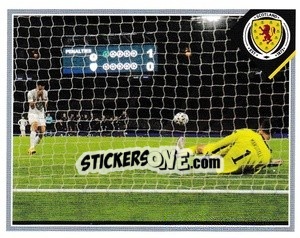 Sticker David Marshall v Israel 8 October, 2020 - Scotland Official Campaign 2021 - Panini