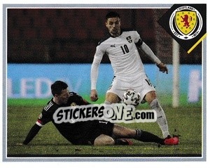 Sticker Callum McGregor v Serbia 12 November, 2020 - Scotland Official Campaign 2021 - Panini