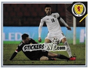 Sticker Callum McGregor v Serbia 12 November, 2020 - Scotland Official Campaign 2021 n. 177 - Panini