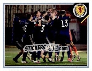 Sticker Celebrations v Serbia 12 November, 2020 - Scotland Official Campaign 2021 - Panini