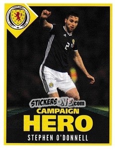 Sticker Stephen O'Donnell - Scotland Official Campaign 2021 - Panini