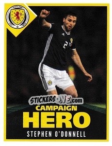 Sticker Stephen O'Donnell - Scotland Official Campaign 2021 n. 180 - Panini