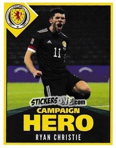 Sticker Ryan Christie - Scotland Official Campaign 2021 n. 186 - Panini
