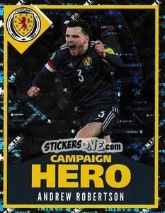 Sticker Andrew Robertson - Scotland Official Campaign 2021 n. 187 - Panini