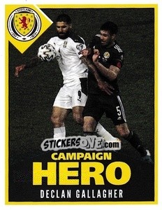 Sticker Declan Gallagher - Scotland Official Campaign 2021 n. 190 - Panini