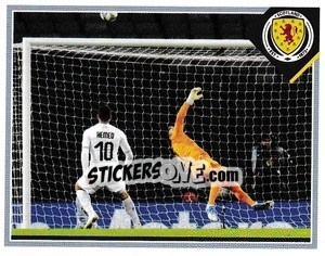 Sticker Allan McGregor v Israel 20 November, 2018 - Scotland Official Campaign 2021 n. 108 - Panini