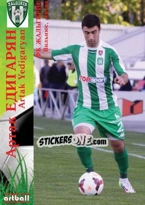 Sticker Artak Yedigaryan - Legends Of Armenian Football 1992-2014 n. 50 - Artball