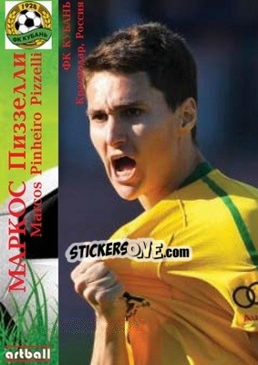 Sticker Marcos Pinheiro Pizzelli - Legends Of Armenian Football 1992-2014 n. B10 - Artball