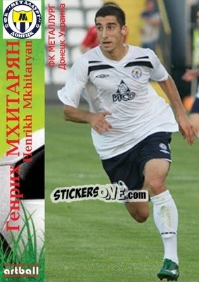 Sticker Henrikh Mkhitaryan - Legends Of Armenian Football 1992-2014 - Artball