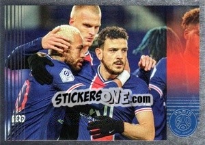 Sticker Alessandro Florenzi (en action) - Paris Saint-Germain 50 ans n. 33 - Panini