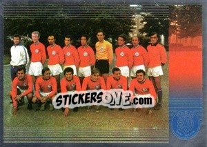 Sticker 1er Equipe 1970 - Paris Saint-Germain 50 ans n. 2 - Panini