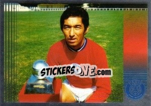 Cromo Jean DjorKaeff - Paris Saint-Germain 50 ans - Panini