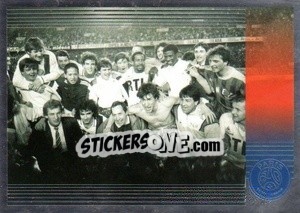 Sticker 25 Avril 86 1er Ligue 1 - Paris Saint-Germain 50 ans n. 9 - Panini