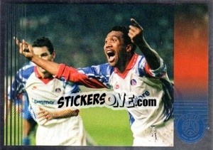 Sticker 18 mars 93 kombouaré - Paris Saint-Germain 50 ans - Panini