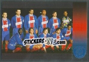 Sticker 1995 Ginola Barcelone - Paris Saint-Germain 50 ans n. 11 - Panini