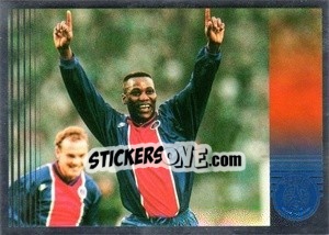 Sticker 08 mai 96 finale coupe des coupe - Paris Saint-Germain 50 ans n. 12 - Panini