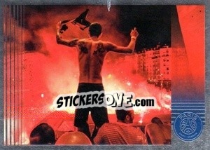 Sticker Angel di Maria (PSG leipzig) - Paris Saint-Germain 50 ans n. 24 - Panini