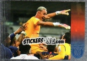 Sticker Keylor Navas (en action) - Paris Saint-Germain 50 ans - Panini