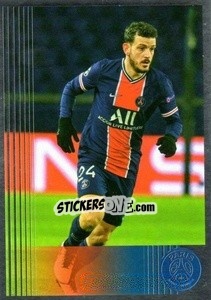 Sticker Alessandro Florenzi (en action) - Paris Saint-Germain 50 ans n. 34 - Panini