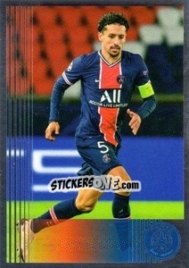 Sticker Marquinhos (en action) - Paris Saint-Germain 50 ans n. 40 - Panini