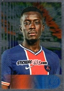 Cromo Idrissa Gueye - Paris Saint-Germain 50 ans - Panini