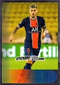 Sticker Leandro Paredes  (en action) - Paris Saint-Germain 50 ans n. 49 - Panini