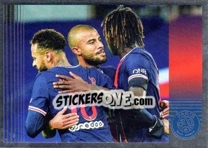 Cromo Rafinha (en action) - Paris Saint-Germain 50 ans - Panini