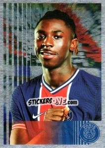 Sticker Moise Kean - Paris Saint-Germain 50 ans - Panini