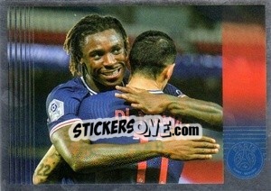 Sticker Moise Kean (en action) - Paris Saint-Germain 50 ans - Panini