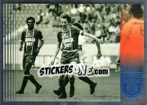 Cromo Barrage Retour Valencienne 04 Juin 1974 - Paris Saint-Germain 50 ans - Panini