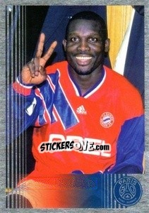 Sticker 23 Novembre 1994 Bayern De Munich Ldc - Weah - Paris Saint-Germain 50 ans n. 71 - Panini