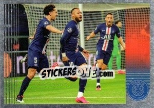 Figurina 11 mars 2020 8eme retour LDC (PSG Borussia 2-0) - Paris Saint-Germain 50 ans - Panini