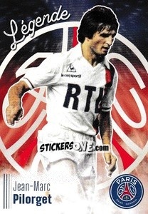 Cromo Jean Marc Pilorget - Paris Saint-Germain 50 ans - Panini