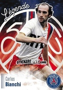 Figurina Carlos Bianchi - Paris Saint-Germain 50 ans - Panini