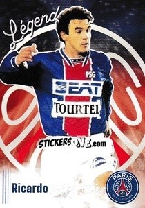 Cromo Raimundo Ricardo Gomez - Paris Saint-Germain 50 ans - Panini