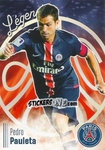 Sticker Pedro Miguel Pauleta - Paris Saint-Germain 50 ans n. C18 - Panini