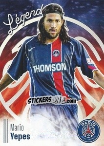 Sticker Mario Yepes - Paris Saint-Germain 50 ans - Panini