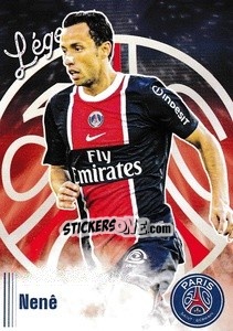 Cromo Luis de Carvalho NéNé - Paris Saint-Germain 50 ans - Panini