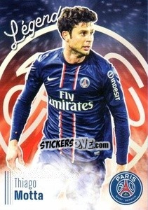 Sticker Thiago Motta - Paris Saint-Germain 50 ans n. C25 - Panini