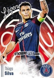 Sticker Thiago Silva - Paris Saint-Germain 50 ans n. C26 - Panini